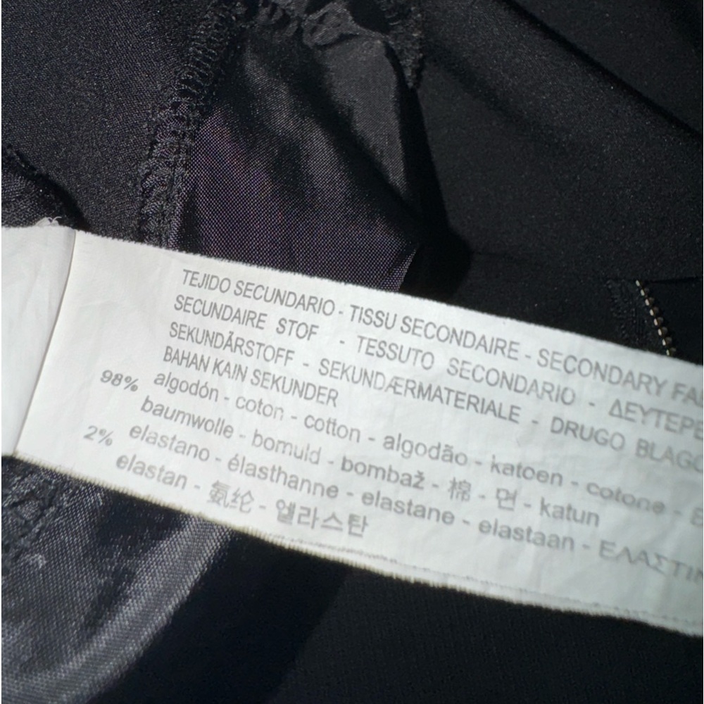 Zara Basic Black Lightweight Athletic/Track Jacke… - image 8